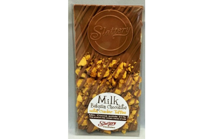 Small Milk Chocolate Bar with Cinder Toffee